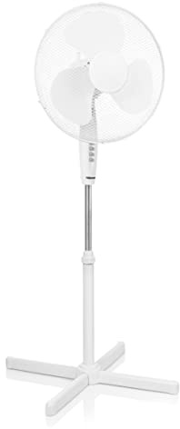 TRISTAR VE-5893 Ventilatore-40 cm-Altezza Regolabile, 45 W, Bianco, 105-125 cm
