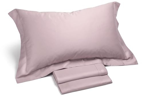 Caleffi - Completo Letto Matrimoniale in Raso Composto da Lenzuola Matrimoniali Cotone 100% 240x285 + 1 Lenzuolo con Angoli Matrimoniale Coprimaterasso Sotto 180x200 + 2 Federe Cuscino Letto 50x80