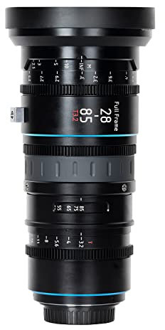 SIRUI 28-85mm T3.2 Full-Frame Parfocal Zoom Cine Lens, for EF-Mount Cameras, Compatible with BMPCC-6k, BMPCC-6k-pro, EOS C300 Mark III, EOS C500 Mark II, Professional EF-mount Lens