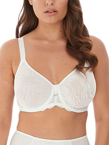 Fantasie Women's Impression Underwire Moulded Bra with J-Hook Molded, Opaque, White, 32DD