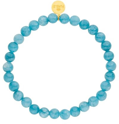 Purelei® Blue Ocean Armband (Gold) – Elegantes, verspieltes Damen Armband – Edelstahl – Verstellbare Länge – Hawaiianisch inspiriert & wasserfest