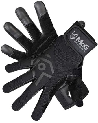 MOG Masters of Gloves Abseil/Rappel 9162 professioneller Abseil-Handschuh, Kletter-Handschuh, taktischer Schutz-Handschuh für Rettungsdienst, Militär, Polizei, Industriekletterer