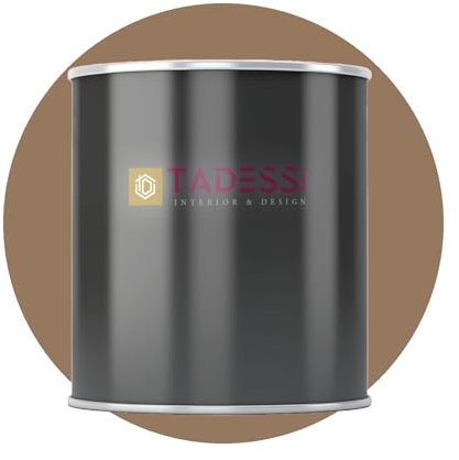 Tadessi Pintura interior marrón – marrón café – pintura de pared lavable mate – pintura de emulsión – poco olor y sin disolventes – envase de 5 litros