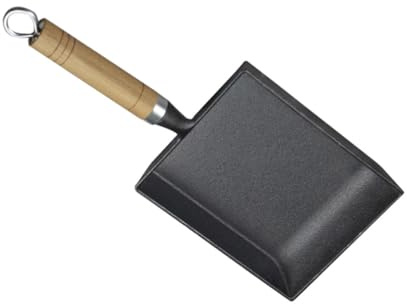 UKCOCO Sartén De Hierro Fundido Para Huevos Fritos Sartén Antiadherente Para Filetes Fritos Utensilio De Cocina Para Tortitas Vitrocerámica o Inducción