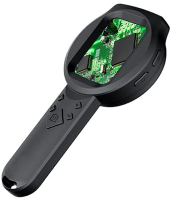 Alomejor Lente D'ingrandimento 1000X Lente D'ingrandimento Digitale Portatile Schermo IPS Portatile 2,8 Pollici Supporto Multilingue per Bambini