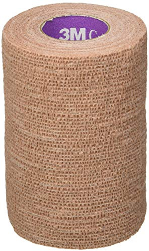 3M Coban 2 Compression Bandage 4.5m x 10cm | Two Layer Compression Wrap for Leg Support & Swelling Management | Comfortable Cohesive Compression Bandage