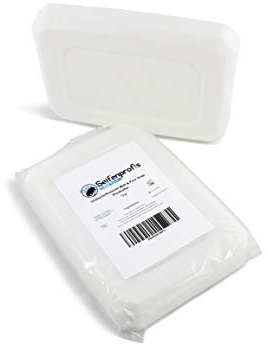 Seifenprofis Beurre de Karité rohseife Base de Savon – Savon d'eau (sans SLS de), Blanc 1kg