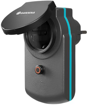 Gardena smart Power Zwischenstecker: Schaltbarer Verbindungsstecker für den Außenbereich zur Einbindung beliebiger Elektrogeräte in das Gardena smart system, z.B. für Pumpen oder Leuchten (19095-20)
