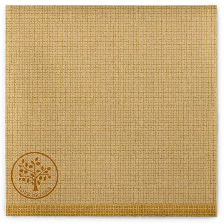 Mank GmbH Airlaid Servietten 40x40 cm Premium Einweg Serviette stoffähnlich und saugstark Natur 50 Stück Love Nature Jute Bio (Naturbraun)