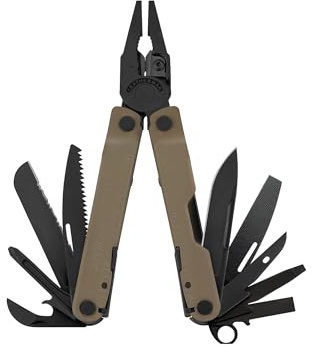 LEATHERMAN, Rebar Multitool with Premium Replaceable Wire Cutters and Saw, Coyote Tan