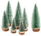 Yisscen 9 Stück Weihnachtsbaum Künstlich,3 Größen Weihnachtsbaum Klein mit Holz Basis,Christmasbaum Mini Grün Tannenbaum,Weihnachtsbaum mit Schnee für Weihnachtsdeko,DIY,Tischdeko,Schaufenster