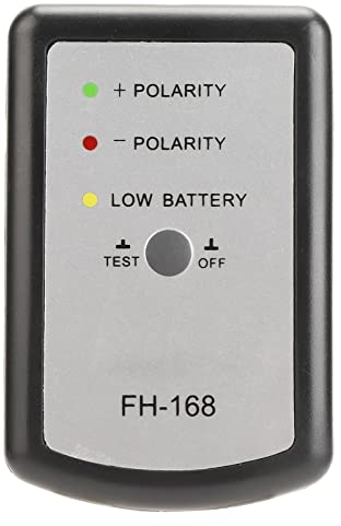 CCYLEZ Testeur de Polarité de Haut-Parleur de Voiture, Test de Mètre de Phase pour Tweeter de Caisson de Basses, Vérificateur de Polarité de Haut-Parleur pour Système Audio Automobile