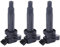 3Pcs Ignition Coil Compatible for Toyota Aygo Yaris Citroen C1 Peugeot 107 2005-2014 Ignition Coils Pack 19500B1010 Car Ignition Coil Pack Replace 19500B2040 597088 5970C0 5970C1 9008019015