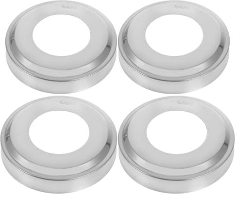 CIYODO 4pcs Heavy Duty Stainless Steel Handrail Covers for Inground Pool Ladder Tubing Replacement Durable Base Plate for Enhanced Safety and Easy Installation