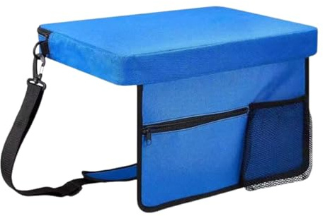 Generico Cuscino Da Stadio - Seduta Portatile - Cuscino Resistenti all'Umidità con Spallaccio per Concerto Picnic Trekking Stadio Campeggio Spiaggia Parco