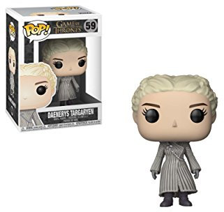 Funko POP! TV: GOT S8 - Daenerys Targaryen - (White Coat) - Game Of Thrones - Collectable Vinyl Figure - Gift Idea - Official Merchandise - Toys for Kids & Adults - TV Fans