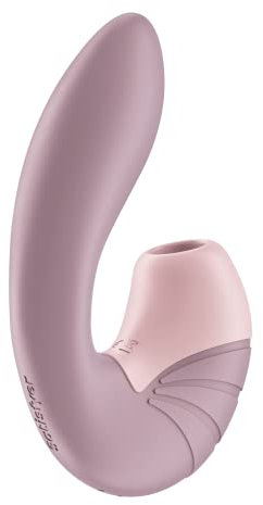 Satisfyer Supernova Druckwellenvibrator | Flexibel | Wasserdicht (IPX7) | Air-Pulse & Vibration | Klitoris- & G-Punkt-Stimulation | Sex-Spielzeug für die Frau | Solo- und Pärchen-Abenteuer in Rose