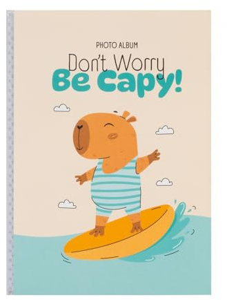 Grupo Erik Photo Album - Capybara | 36 Pockets 10x15 cm - 6x4 Photo Album Book | Small Photo Album, Memory Book, Picture Book, Photo Gifts, Gifts Under 5 Pounds, Capybara Gifts