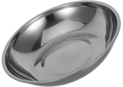 Ciieeo Vassoio Per Bilancia in Acciaio Resistente Vassoio Per Bilancia Portatile Strumento Di Pesatura Riutilizzabile Domestica