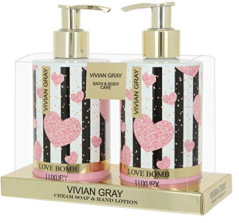 VIVIAN GRAY 1052 Handpflegeset Love Bomb Luxury, Patschuli, pink/gold (500 ml)