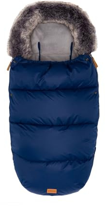 Fillikid Winterfußsack Manaslu & Windel Blaubär, Baby Fußsack extra warm, mit Coral Fleece für Kinderwagen Buggy Sportwagen, Kinderfußsack waschbar & atmungsaktiv