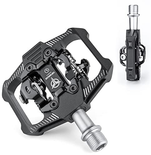 Mountainbike-Klickpedal-Set, Dual Side Clip MTB-Pedale, SPD-kompatibel mit 3 abgedichteten Lagern.