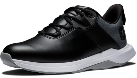 Footjoy Zapatos de Golf Prolitepara Hombre, Negro, Gris y Blanco., 41 EU