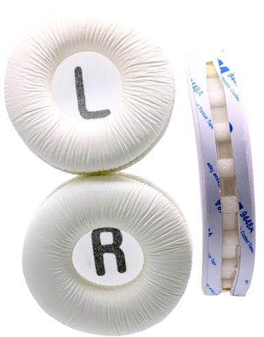 PartEGG Original Kopfhörer-Ohrpolster + Kopfbandkissen, Ersatz für JBL Tune 500, 500BT, 510BT, 520BT, 560BT, Bluetooth-Headset, Weiß