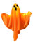 Fantasma da Appendere per Halloween - Luce Sospesa, Addobbi, Manica a Vento per Cortile, Patio, Giardino