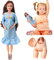 CNAFGBGG Poupée Enceinte 11.5 Abs Plastique Jouet mère Enceinte avec poupée poupée créative poupée Enceinte avec Un bébé dans Son Ventre pour Les Enfants Gift, Bleu.