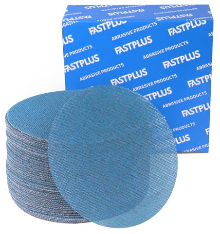 40PCS 150mm Mesh Sanding Discs 6 Inch Net Sandpaper Hook and Loop 80 Grits Dust Free for Car Wood Furniture Floor Sanding & Polishing