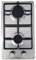Piano Cottura larel Domino 2 Fuochi Griglie piattina Inox METANO O GPL