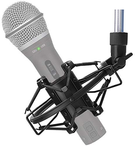 SUNMON Q2U USB/XLR Microphone Shock Mount Holder for Reduces Vibration and Noise, Suitable for Samson Q2U USB/XLR Dynamic Mic