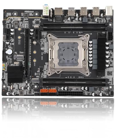 Dpofirs Scheda Madre da Gioco X99 V3 DDR4, Piattaforma CPU per , Socket CPU LGA 2011-3, Supporto CPU Tipo E5 V3/V4, Serie I7-58xx/68xx (Slot di Memoria 4 X DDR4 DIMM Top 128G)