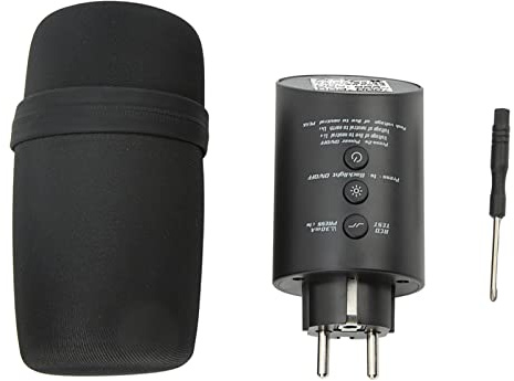 Steckdose 220V Spannungstester mit Schaltkreis-Analysator und Leistungsmessung - Erdungstest Leitungstest Polaritätstest Elektrischer Prüfstecker Buchse LCD-Display