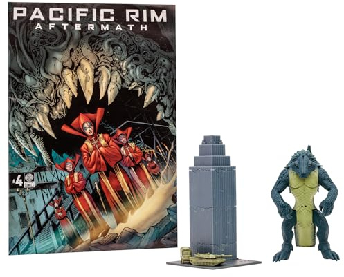 McFarlane Toys Pacific Rim Raiju (Kaiju) - Juego de Figuras a Escala de 4 Pulgadas con cómic