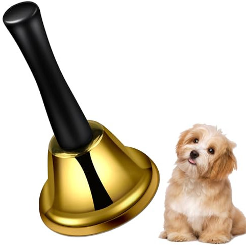 Hand Bell - Metal Jingle Bell for School, Wedding, Family Party, Christmas