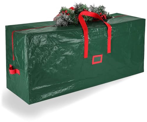Borsa per Albero di Natale Hillylolly Custodia per Albero di Natale, Borsa Portaoggetti per Albero di Natale impermeabile, Borsa per Cuscini da Giardino per Addobbi Natalizi (162 * 38 * 75cm)