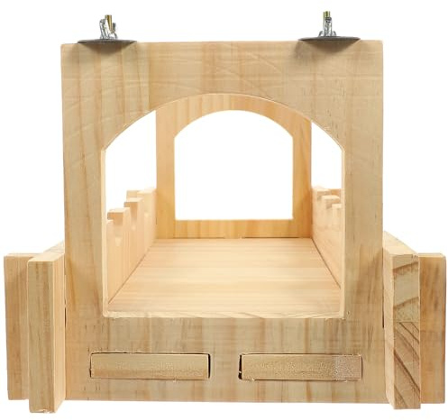 POPETPOP Pont Suspendu Robuste pour Petits Animaux Cachette et Pont pour Hamster Cochon et Chinchilla Habitat et Portable pour Cage