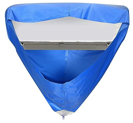 Fyearfly trattformad luftkonditioneringsrengöringshuva med dräneringsslang, PVC, dubbla lager, vattentät, Q533