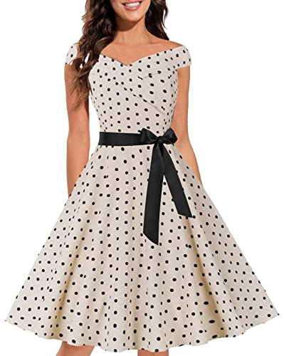 Dam 50-talsklänning, 60-talsklänning, vintage cocktailklänning, nackhållare, 1950-talet, Hepburn-stil, rockabilly, underkjol, klänning, smal, bekväma sommarklänningar, axellös, klänningar, ledig,