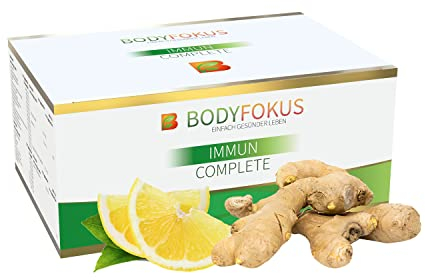 BodyFokus Immun Complete - 17-fach Komplex - 30 Kapseln & 30 Pulverbeutel - in Deutschland produziert