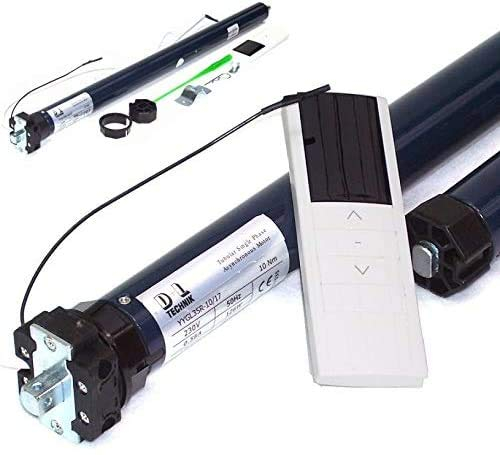 Motor de persiana radioeléctrico 55780 con motor tubular de 10 Nm