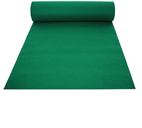 acquaverde | Passatoia Verde 1x25 m (25 mq) – Tappeto Antiscivolo per Fondo Piscina, Moquette in Rotolo per Eventi, Cerimonie, Matrimoni, Natale e Feste – Uso Interno ed Esterno