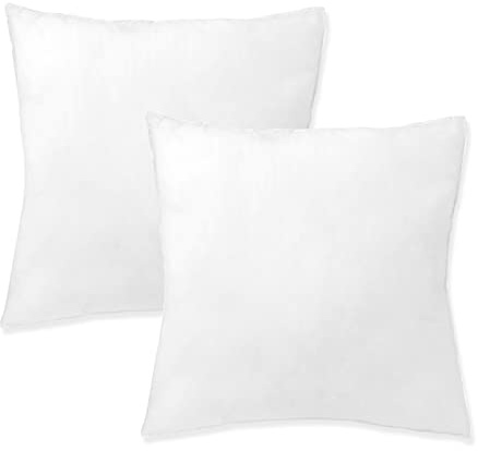 HOME MERCURY- Relleno de Cojines Pack2/4/6, Fibra Hueca Siliconada de Alta Recuperación, Antialérgico, Mullido, Indeformable, Mullido, Suave Adaptable a Todas Las Fundas. (40x40cm, Pack 2)