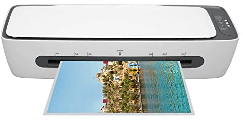 Annadue A4 Laminiergerät, Heiß und Kalt Laminiergerät mit Papierschneider, Eckabrunder, Laminiergerät zum Laminieren von Fotos, Dokumenten, Rezepten für Zuhause, Schule, Büro(EU)