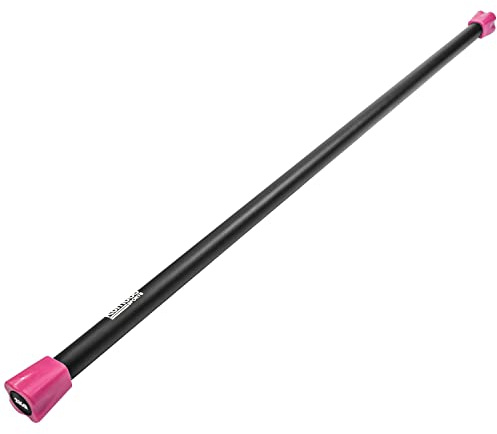 Komodo Aerobic Weighted Body Bar 2kg-10kg Colour Coded Exercise (2kg)