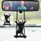 Yueser Wackelfigur für Auto, Schaukel Katze Innenraum Deko, Wackelkopf Figur, Autodeko Spiegel Anhänger, Hängezubehör, Lustig Duftbaum Personalisiert