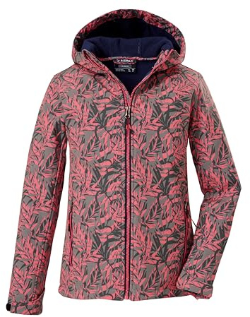 Killtec Mädchen Softshelljacke Print Softshell/utomhusjacka med huva flickor