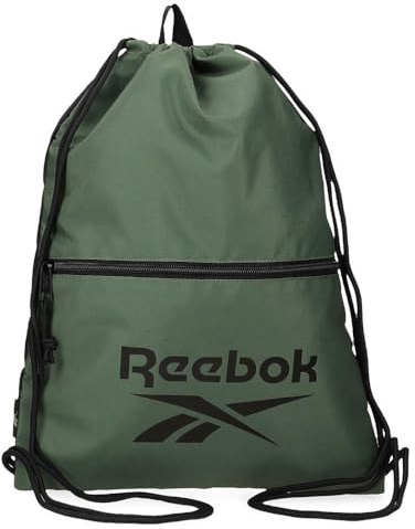 Reebok Darwin Mochila Saco, Verde, 35x46 cms